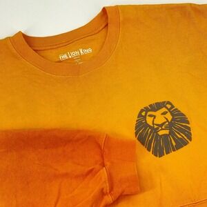W alt Disney The Lion King Spirit Jersey Adult XL Orange Ombre Long Sleeve